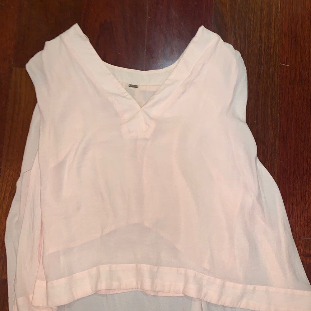 Free people coral blouse tank!